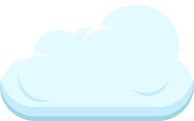 Set of blue sky, clouds.