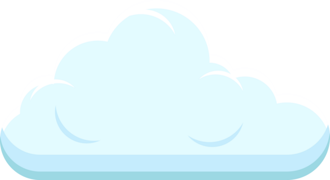 Set of blue sky, clouds.