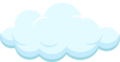 Set of blue sky, clouds.