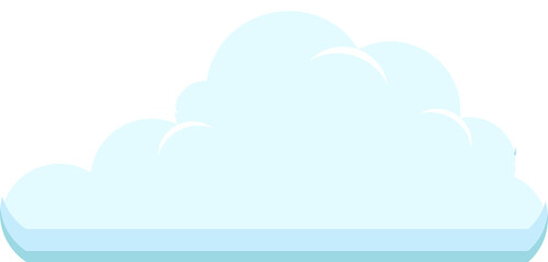 Set of blue sky, clouds.