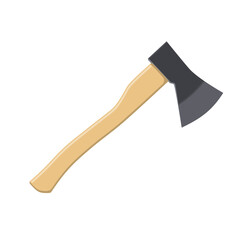 Wooden axe icon