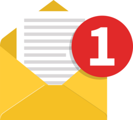 New Email, incoming message