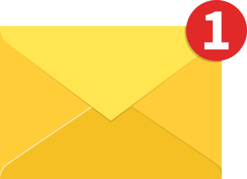 New Email, incoming message