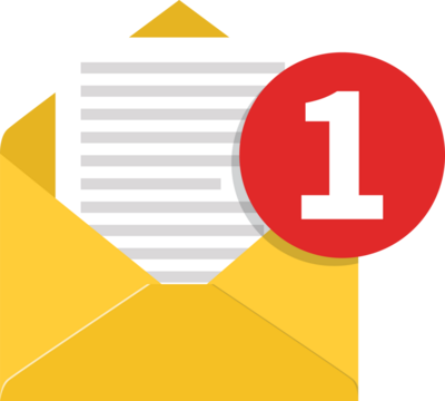 New Email, incoming message