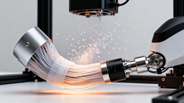 Cutting edge robotic technology transforming manufacturing processes with precision