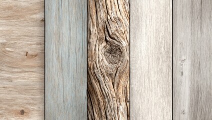 Wood plank textures in various light shades.