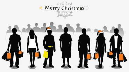 Vibrant and diverse crowd of people enjoying shopping and festive atmosphere in a bustling city market showcasing a lively community gathering with colorful stalls and a celebratory mood