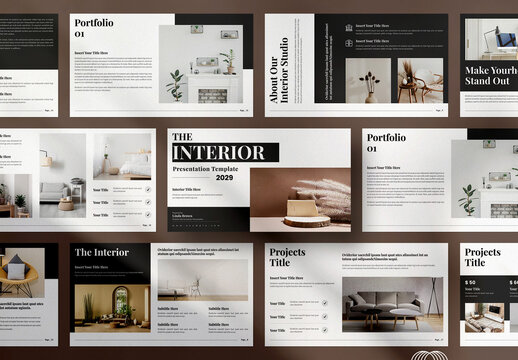 Interior Portfolio Presentation Template