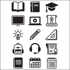 People and teamwork line icons collection. icon set in a flat design. Thin outline icons pack. Vector illustration EPS10, black and white coloring pages.