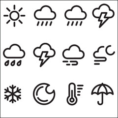 People and teamwork line icons collection. icon set in a flat design. Thin outline icons pack. Vector illustration EPS10, black and white coloring pages.