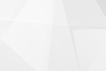 Modern abstract grey and white polygonal shapes creating clean vector background, EPS 10.