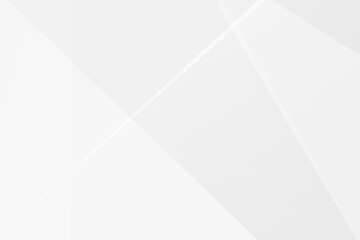 Obraz premium Modern abstract grey and white polygonal shapes creating clean vector background, EPS 10.