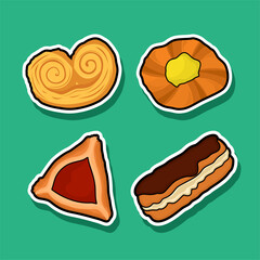 Assortment of Delicious Baked Pastries