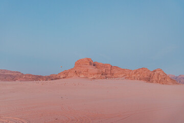red rocks in the desert