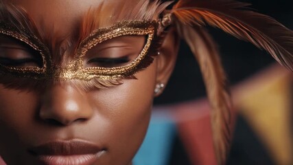 Carnival celebration highlights with colorful masks and lively atmosphere in vibrant setting