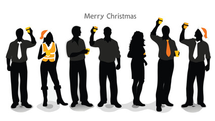 Diverse group of office colleagues collaborating and raising their hands in a modern workspace symbolizing teamwork success and engagement