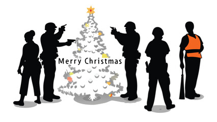 Diverse police officers and community members collaborating and building positive relationships symbolizing unity and mutual respect in a neighborhood setting