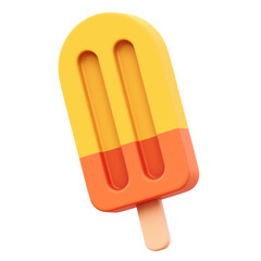 popsicle 3d illustration