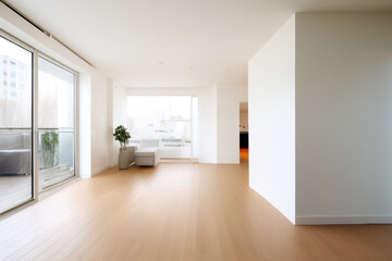 Fototapeta premium 新築住宅のリビング