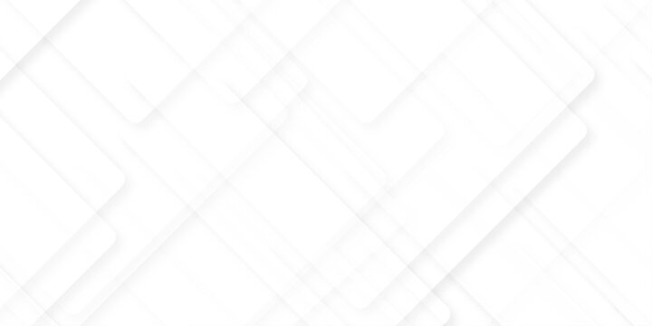 White background abstract style shape modern cover design. Modern Abstract white background design with layers of textured white transparent material. Abstract graphic banner or template design.
