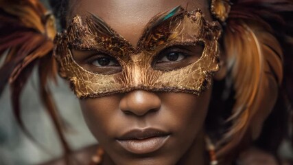 Captivating mask designs highlight cultural celebration in vibrant festival