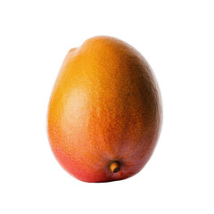 Ripe Mango Fruit Isolated on Black Background with Water Droplets and Natural Texture Detailed Product Photography Neutral Lighting