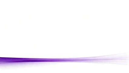 Abstract purple gradient wave on white background