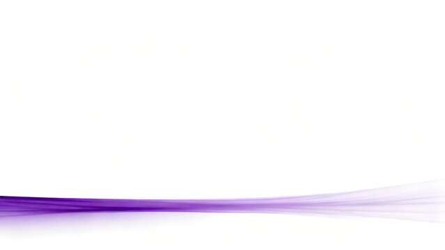 Abstract purple gradient wave on white background