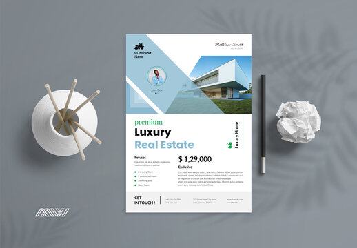Real Estate Flyer Layout