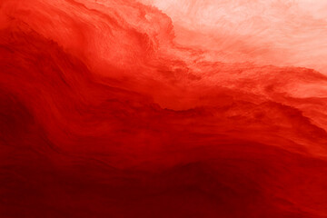 赤の抽象的な流体アート背景