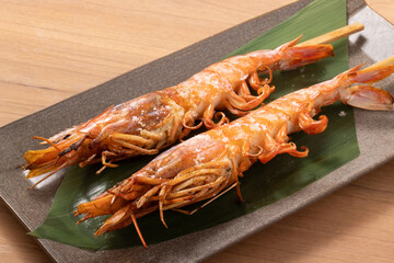 赤えび　塩焼き