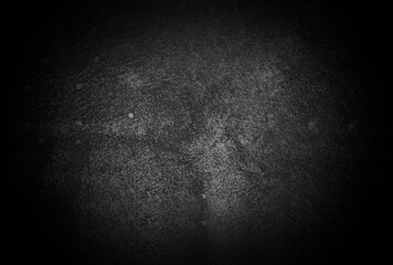 Old wall texture cement dark black gray background abstract grey color design are light with white gradient background.