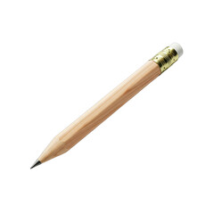 Sharpened wooden pencil with eraser and metal ferrule isolated on black background with subtle reflections demonstrating a simple writing tool against a dark backdrop