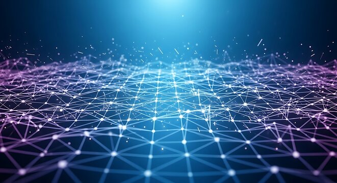 Futuristic Digital Circuit Background