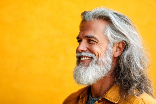 An expressive and modern man in a studio setting. A classy midli