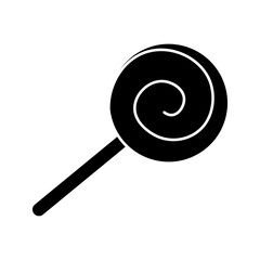 Candy icon on whie background