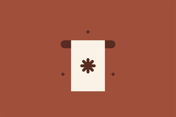 Premium geometric atm icon. Vector illustration payment in flat design.	
