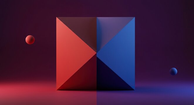 Geometric forms merge, creating a deeper comparative meaning. Abstract pieces unite, symbolizing conceptual construction and insightful understanding ,elements ,insight ,abstract