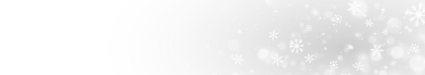 Fantasy Winter Snow Overlay with Shimmering Snowflake and Light Effects
