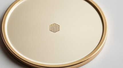 a metallic circular plate lying in a image