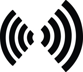 Illustration wifi signal communication internet wireless connection silhouette vector