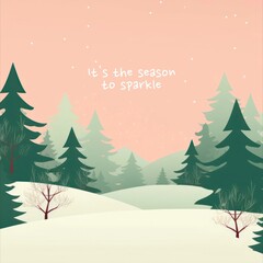 Fototapeta premium Festive season Instagram post