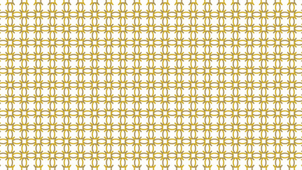 Abstract yellow vector illustration featuring a seamless square plaid pattern texture, suitable for vintage background art or fabric decoration material
