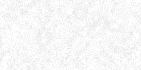 Contour abstract map relief land outline. Topographic map patterns. White wave paper curved reliefs abstract background. Background of the topography map. Abstract pattern with lines.	