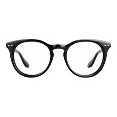 Stylish black eyeglasses with a modern design