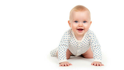 Growing independence scene featuring crawling baby on floor, ideal for childproofing resources and home safety materials about early mobility, risk prevention in households with infants