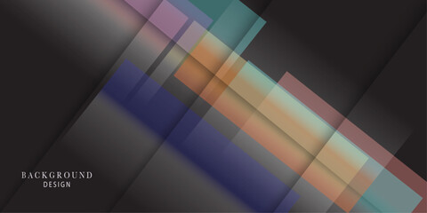  Dynamic shadow lines geometric in colorful shape