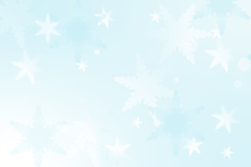 Falling snowflakes background. Minimal design. Winter wallpaper abstract pattern.
