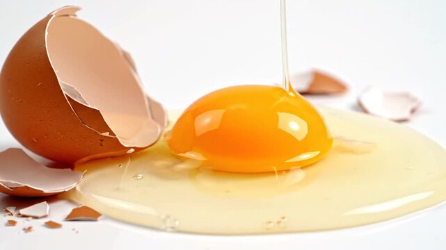 3230155 903 cracked eggshell with a whole egg and fragments on white background 16804299 1