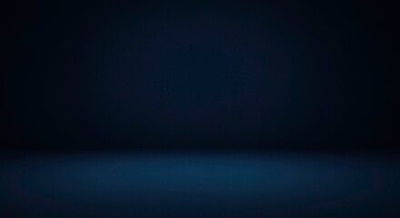 Elegant and minimalist dark blue gradient background for product showcases and displays